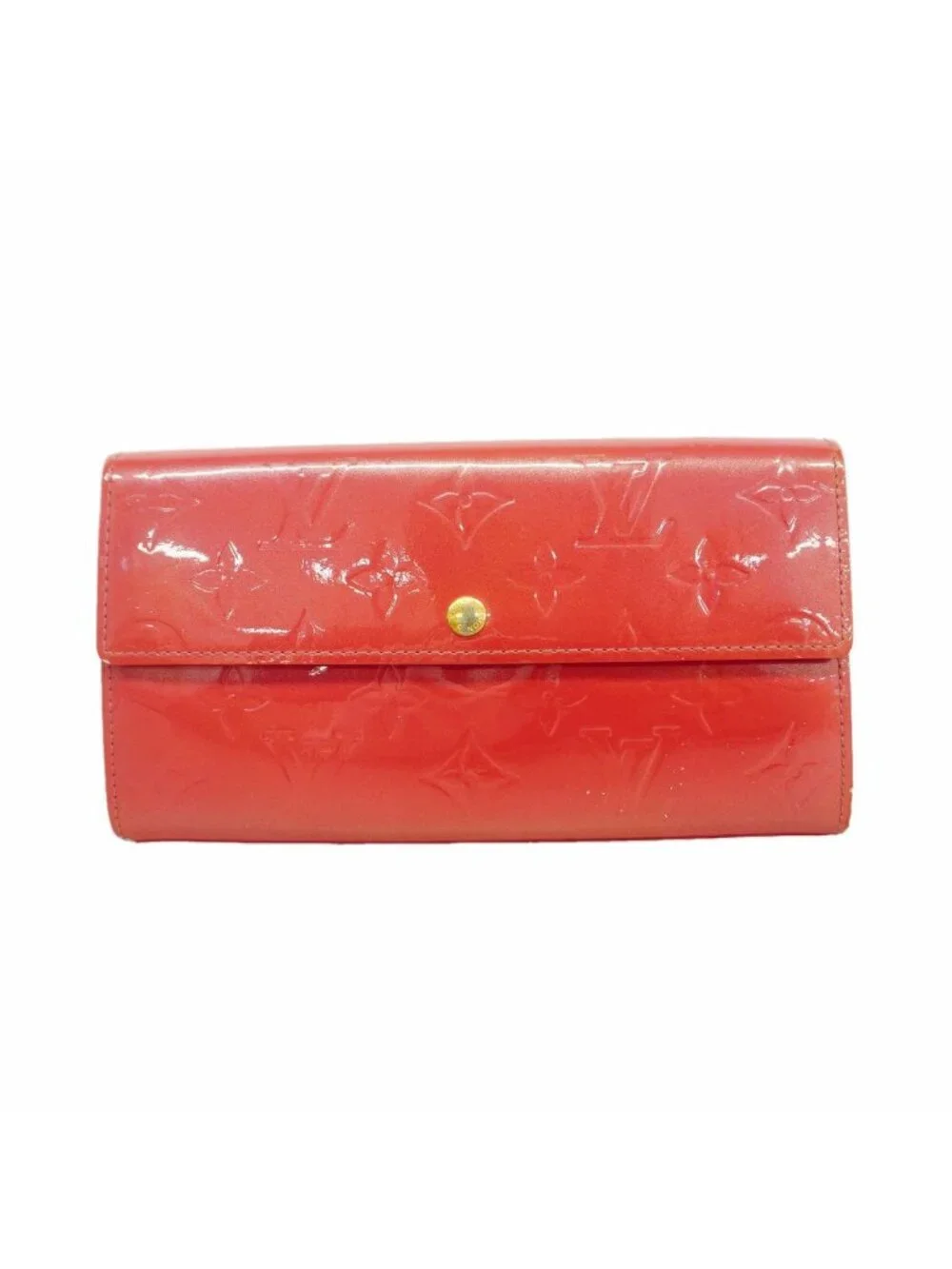 Louis Vuitton Wallet Vernis Portefeuille Sarah Framboise